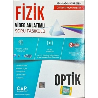 Çap Yayınları Fizik Optik Konu Anlatımlı Soru Bankası Balamir Açar