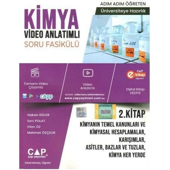 Çap Yayınları Kimya 2. Kitap Konu Anlatımlı Soru Bankası Komisyon