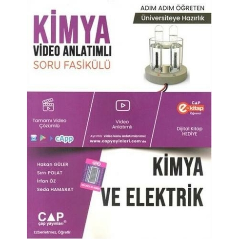 Çap Yayınları Kimya Kimya Ve Elektrik Konu Anlatımlı Soru Bankası (Ciltli)