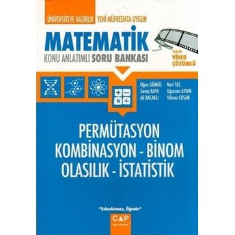 Çap Yayınları Matematik Permütasyon Kombinasyon Binom Olasılık Istatistik Komisyon