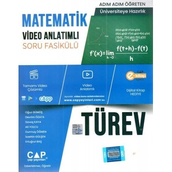 Çap Yayınları Matematik Türev Konu Anlatımlı Soru Bankası Oğuz Gümüş