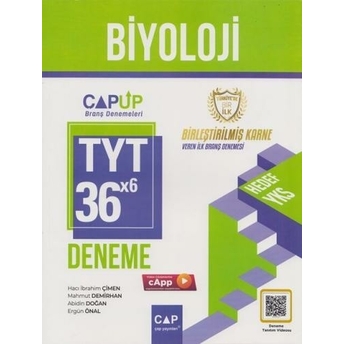 Çap Yayınları Tyt Biyoloji 30 X 6 Up Deneme Hacı Ibrahim Çimen