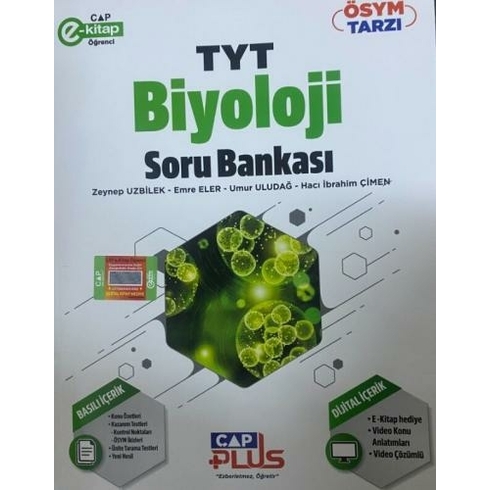 Çap Yayınları Tyt Biyoloji Plus Serisi Soru Bankası 2023