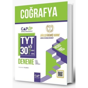 Çap Yayınları Tyt Coğrafya 30 X 5 Up Deneme Komisyon