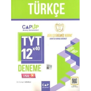 Çap Yayınları Tyt Türkçe 12 X 40 Up Deneme Komisyon