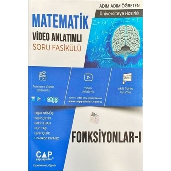 Çap Yayınları Üniversiteye Hazırlık Matematik Fonksiyonlar 1 Konu Anlatımlı Soru Bankası Oğuz Gümüş