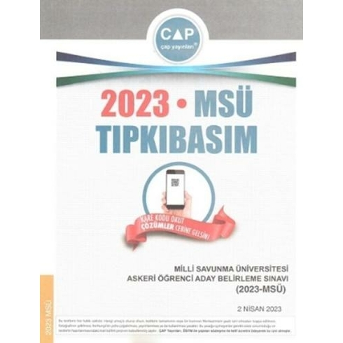 Çap Yayınları Üniversiteye Hazırlık Msü 2023 Tıpkı Basım Komisyon