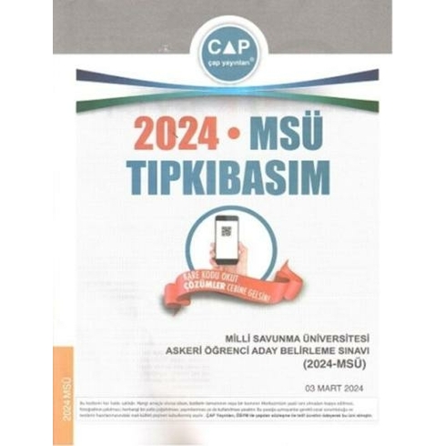 Çap Yayınları Üniversiteye Hazırlık Msü 2024 Tıpkı Basım Komisyon