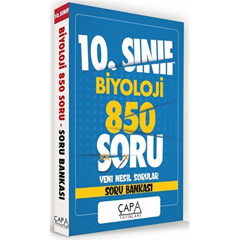 Çapa Yayınları 10. Sınıf Biyoloji Soru Bankası