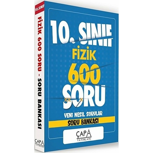 Çapa Yayınları 10. Sınıf Fizik Soru Bankası