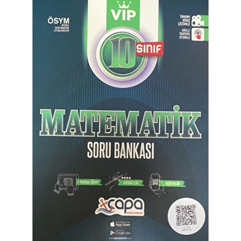 Çapa Yayınları 10. Sınıf Matematik Soru Bankası