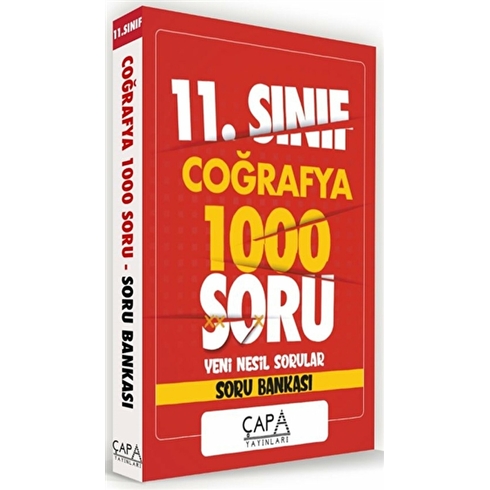 Çapa Yayınları 11. Sınıf Coğrafya Soru Bankası