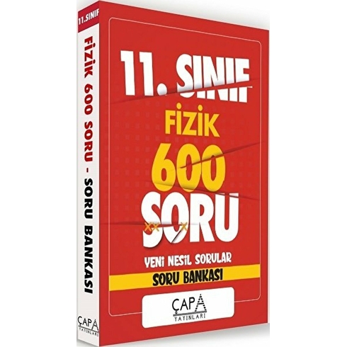 Çapa Yayınları 11. Sınıf Fizik Soru Bankası