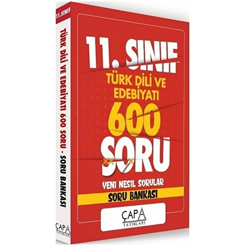 Çapa Yayınları 11.Sınıf Türk Dili Ve Edebiyatı Soru Bankası Çapa Yayınları