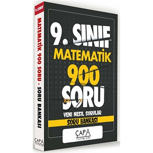 Çapa Yayınları 9. Sınıf Matematik Soru Bankası