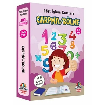 Çarpma Bölme - Dört Işlem Kartları 7-8 Yaş - Cep Boy Kolektıf