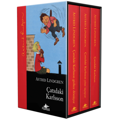 Çatıdaki Karlsson Serisi Kutulu Özel Set - (3 Kitap) Astrid Lindgren