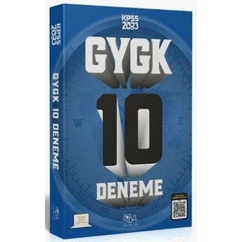 Cba Yayınları 2023 Kpss Genel Yetenek Genel Kültür 10 Deneme Video Çözümlü Komisyon