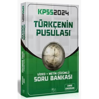 Cba Yayınları 2024 Kpss Türkçenin Pusulası Soru Bankası Çözümlü Emre Erdoğan