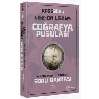 Cba Yayınları 2024 Lise Ön Lisans Coğrafya Pusulası Soru Bankası Çözümlü Barış Salt