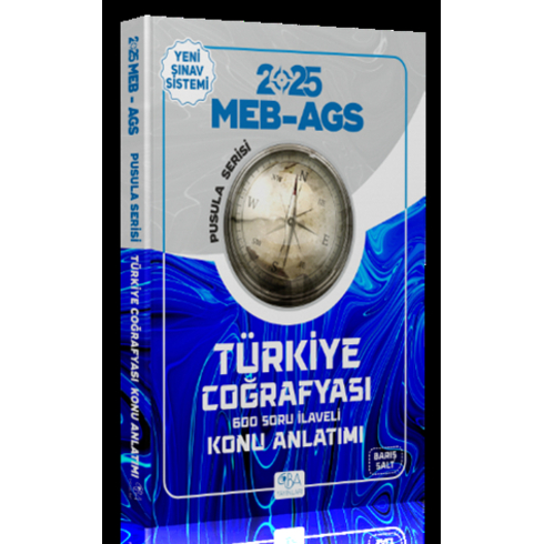 Cba Yayınları 2025 Meb-Ags Türkiye Coğrafyası Konu Anlatımı Barış Salt