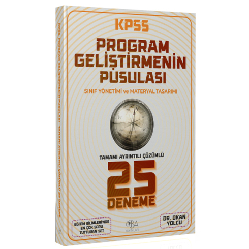 Cba Yayınları Kpss Eğitim Bilimleri Program Geliştirme 25 Deneme Çözümlü Okan Yolcu