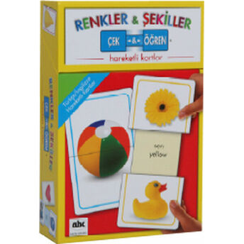 Çek Ve Öğren - Renkler Ve Şekiller (Ciltli) Kolektif