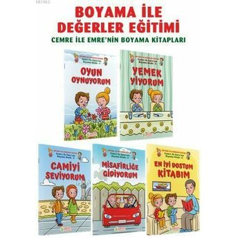 Cemre Ile Emrenin Boyama Kitapları 5 Cilt Kolektif