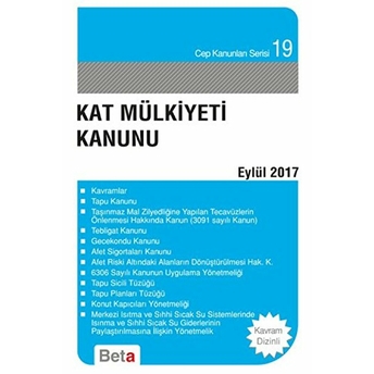 Cep 19 - Kat Mülkiyeti Kanunu Celal Ülgen