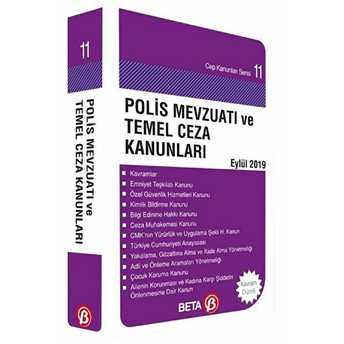 Cep Kanunu Serisi 11 - Polis Mevzuatı Ve Temel Ceza Yasaları Celal Ülgen