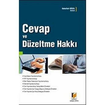 Cevap Ve Düzeltme Hakkı