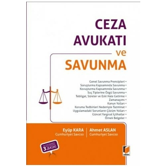 Ceza Avukatı Ve Savunma Eyüp Kara