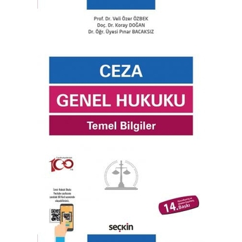 Ceza Genel Hukuku Temel Bilgiler Veli Özer Özbek