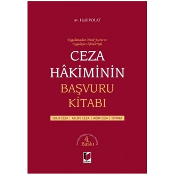 Ceza Hakiminin Başvuru Kitabı Halil Polat