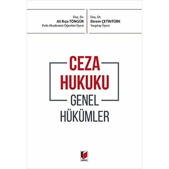 Ceza Hukuku Genel Hükümler Ali Rıza Töngür