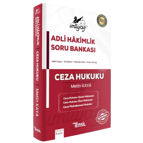 Ceza Hukuku Genel Hükümler, Ceza Hukuku Özel Hükümler, Ceza Muhakemesi Hukuku Metin Kaya