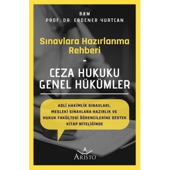 Ceza Hukuku Genel Hükümler Erdener Yurtcan