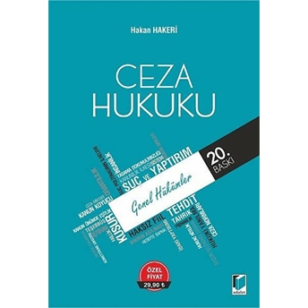 Ceza Hukuku Genel Hükümler Hakan Hakeri