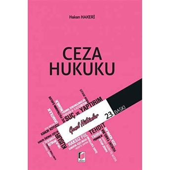 Ceza Hukuku Genel Hükümler Hakan Hakeri