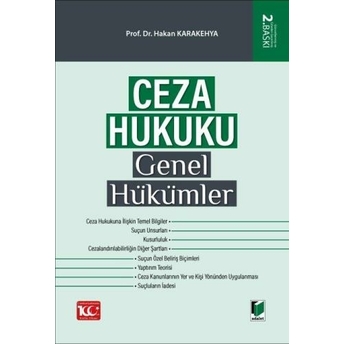 Ceza Hukuku Genel Hükümler Hakan Karakehya