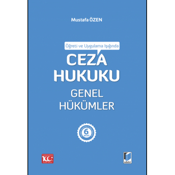 Ceza Hukuku Genel Hükümler Mustafa Özen