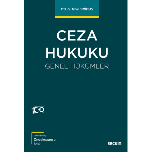 Ceza Hukuku Genel Hükümler Timur Demirbaş