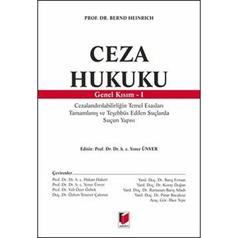 Ceza Hukuku Genel Kısım - 1