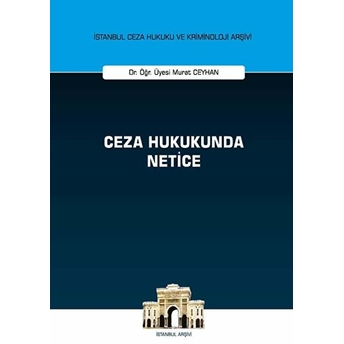 Ceza Hukukunda Netice - Murat Ceyhan