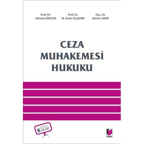 Ceza Muhakemesi Hukuku Ahmet Gökcen