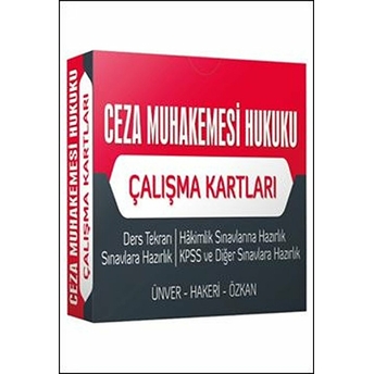 Ceza Muhakemesi Hukuku Çalışma Kartları Kolektif