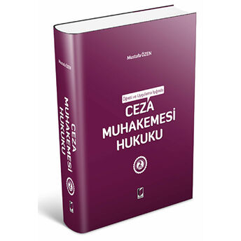 Ceza Muhakemesi Hukuku Ciltli Mustafa Özen