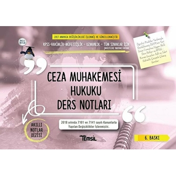 Ceza Muhakemesi Hukuku Ders Notları