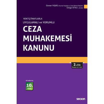 Ceza Muhakemesi Kanunu (2 Cilt) Osman Yaşar