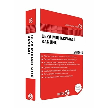 Ceza Muhakemesi Kanunu Eylül 2019 Cep Boy Celal Ülgen